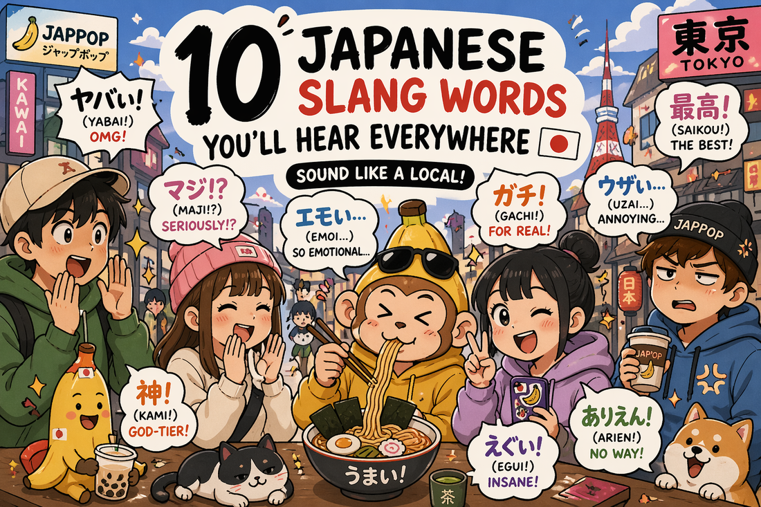 10 Japanese Slang Words You’ll Hear Everywhere 🇯🇵