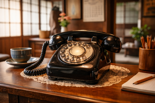 Dial Phone — Japan’s Beloved 黒電話 and the Beauty of Slowing Down ☎️🖤