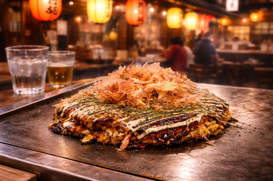Okonomiyaki — Japan’s “Cook It How You Like It” Comfort Food 🍳✨