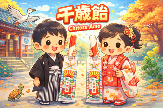 千歳飴 (Chitose Ame) — The Candy That Celebrates Growing Up 🍬