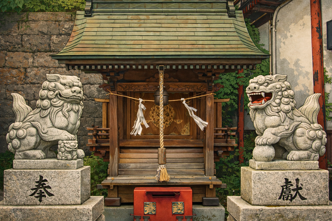 🐕 Komainu — The A-Un Guardians of Japan