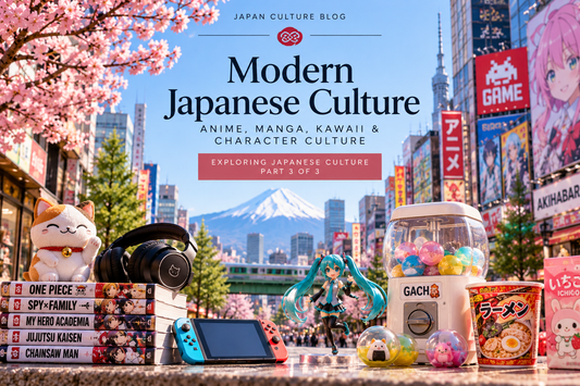 🎮 Modern Japanese Culture: Anime, Manga, Kawaii & Character Culture