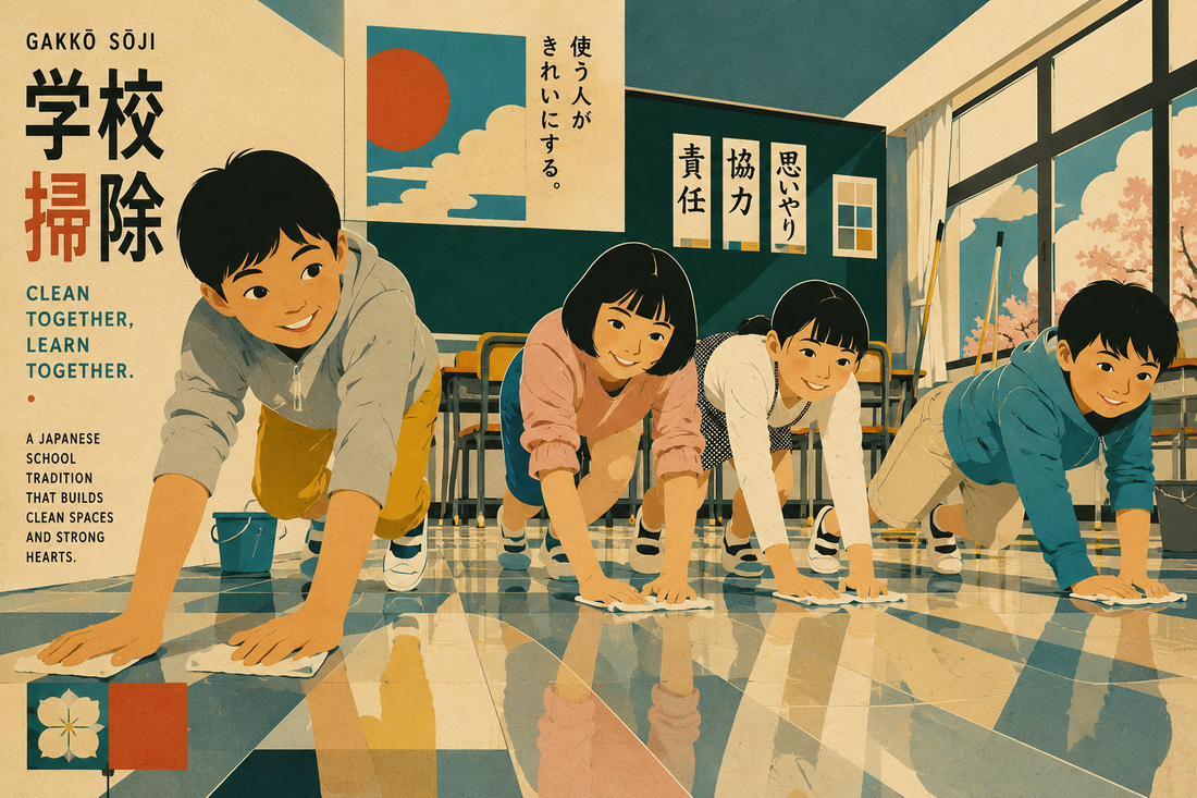 What Is Gakkō Sōji (学校掃除)? Why Japanese Students Clean Their Own Schools 🧹