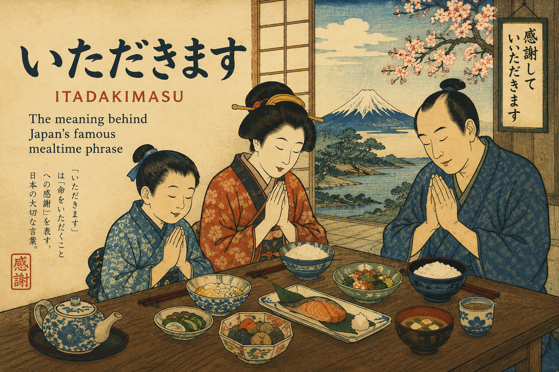 What Is Itadakimasu (いただきます)? The Meaning Behind Japan’s Famous Mealtime Phrase 🍚