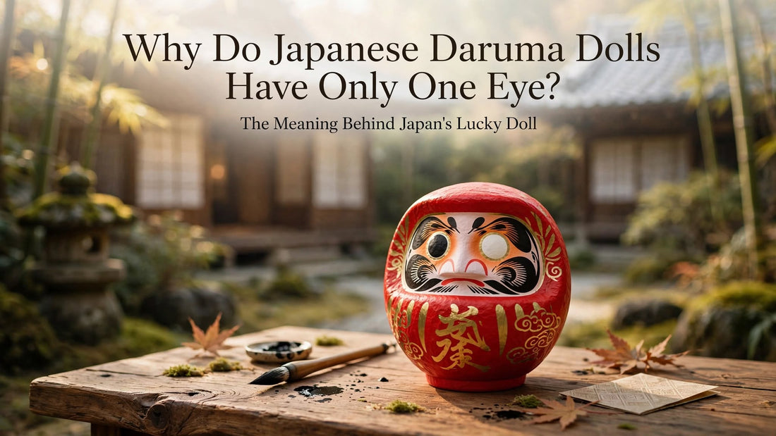 Why Do Japanese Daruma Dolls Have Only One Eye? The Meaning Behind Japan's Lucky Doll