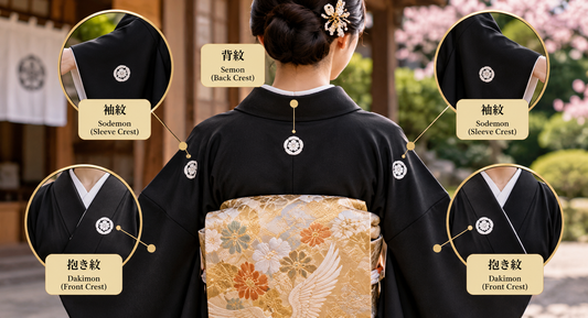 Why Do Some Japanese Kimono Have Five Family Crests?
