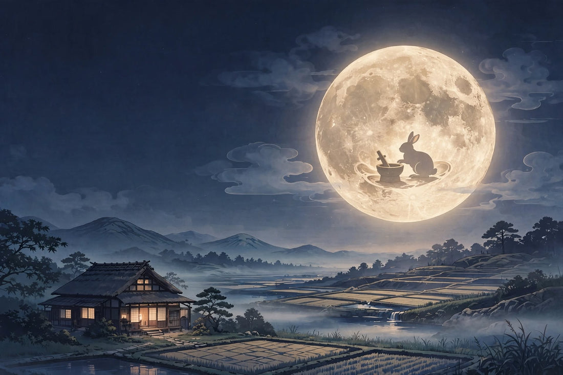 Why Does Japan See a Rabbit on the Moon? — Tsuki no Usagi (月の兎) 🌕🐇