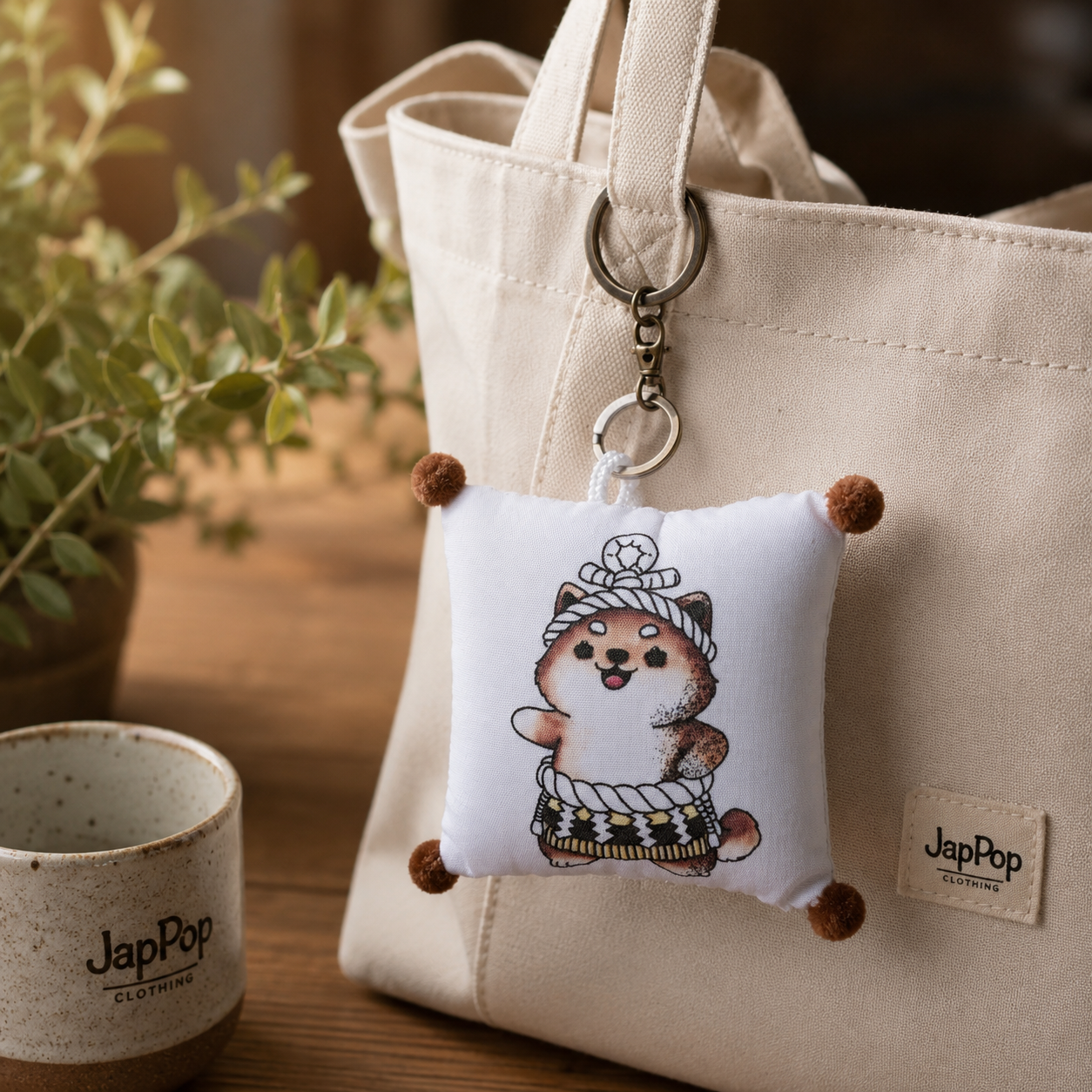 Yoko Shiba | Zabuton Keychain