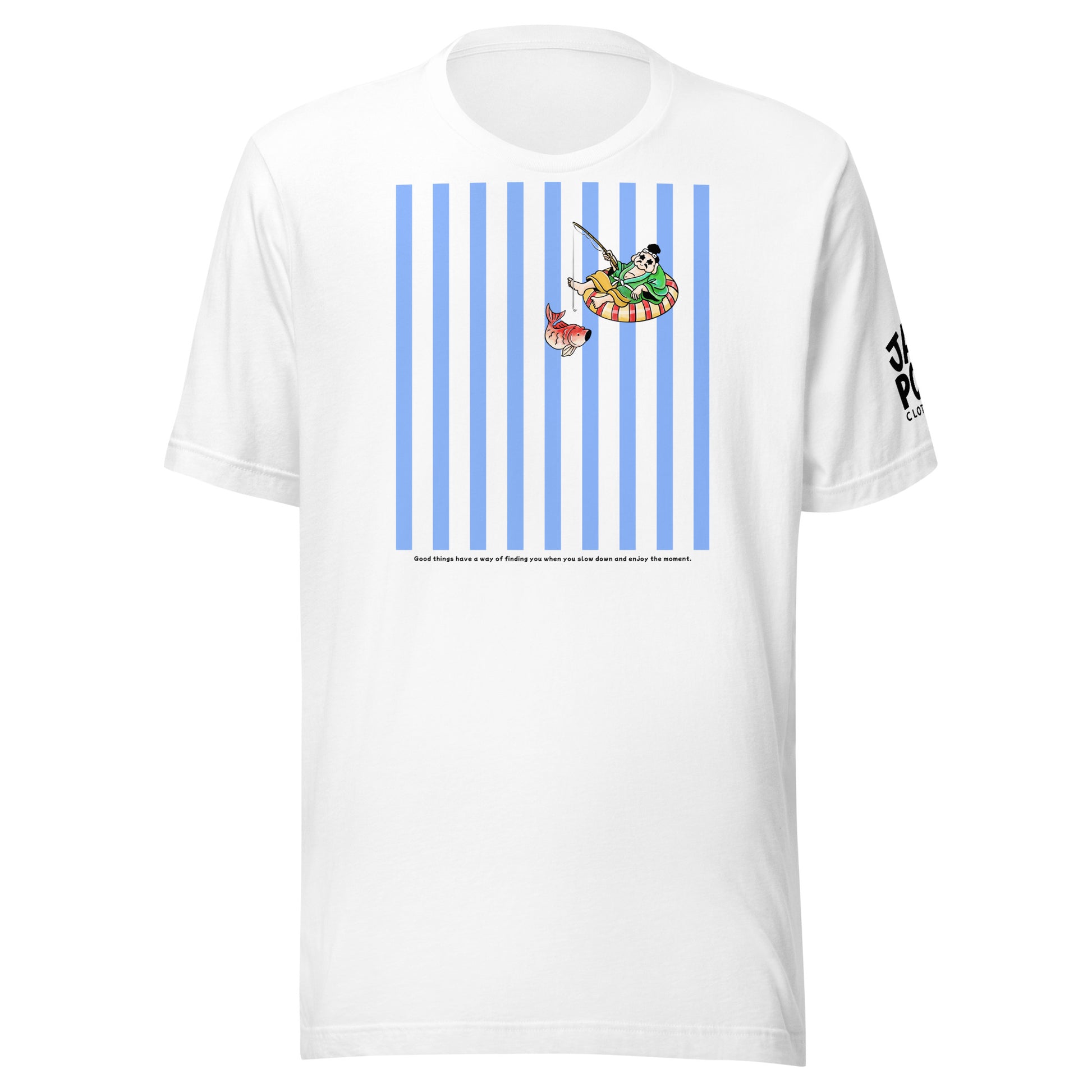 Mellow Ebisu Japanese graphic T-shirt by JapPop Clothing