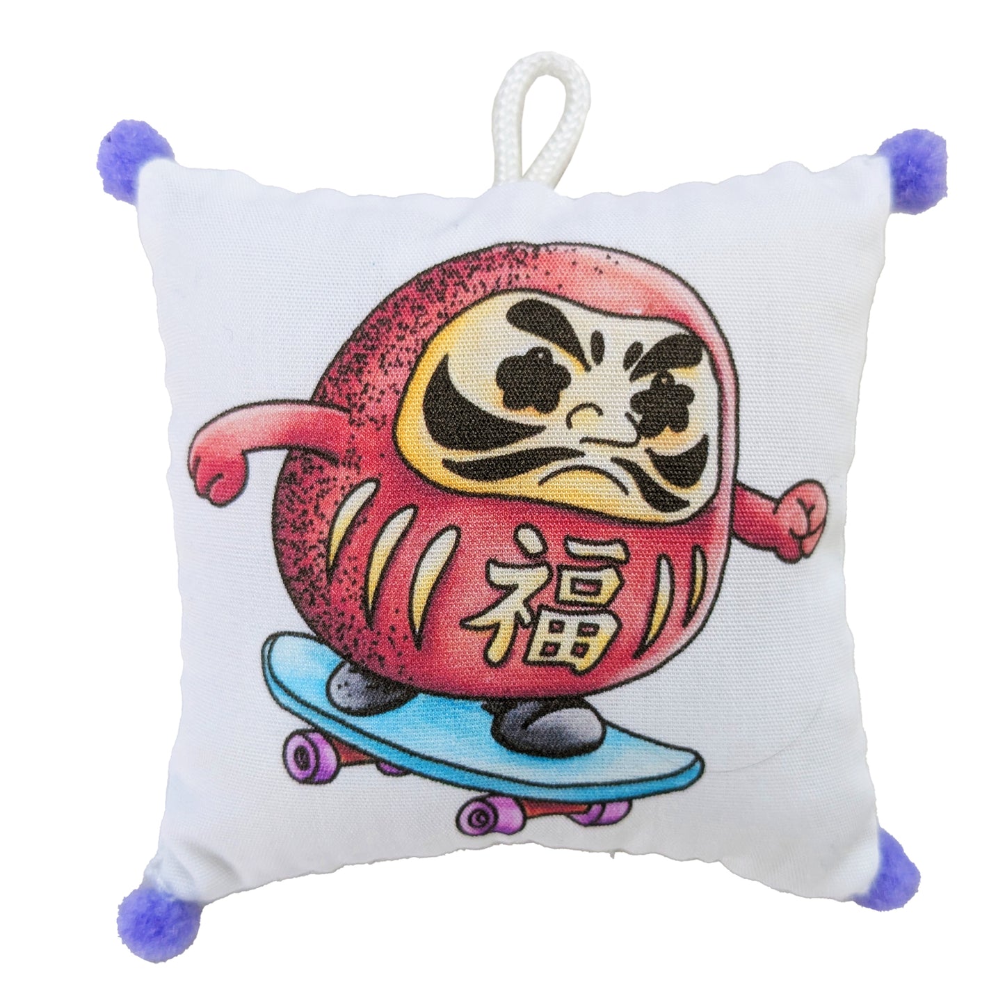 Daruma Skater | Zabuton Keychain
