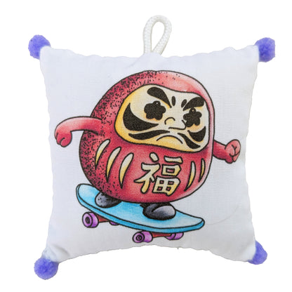 Daruma Skater | Zabuton Keychain