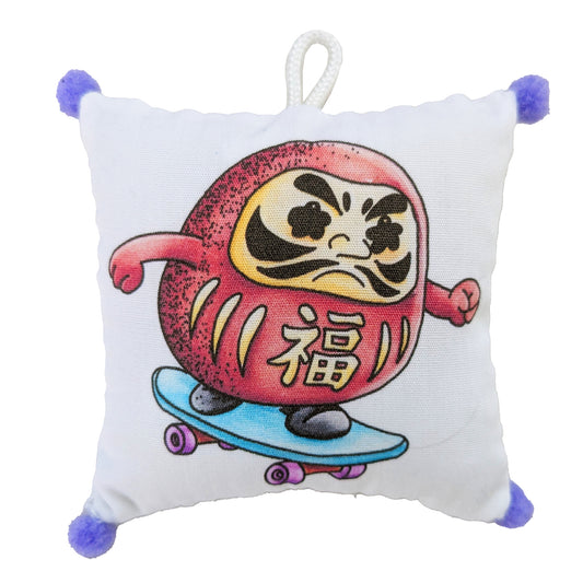 Daruma Skater | Zabuton Keychain