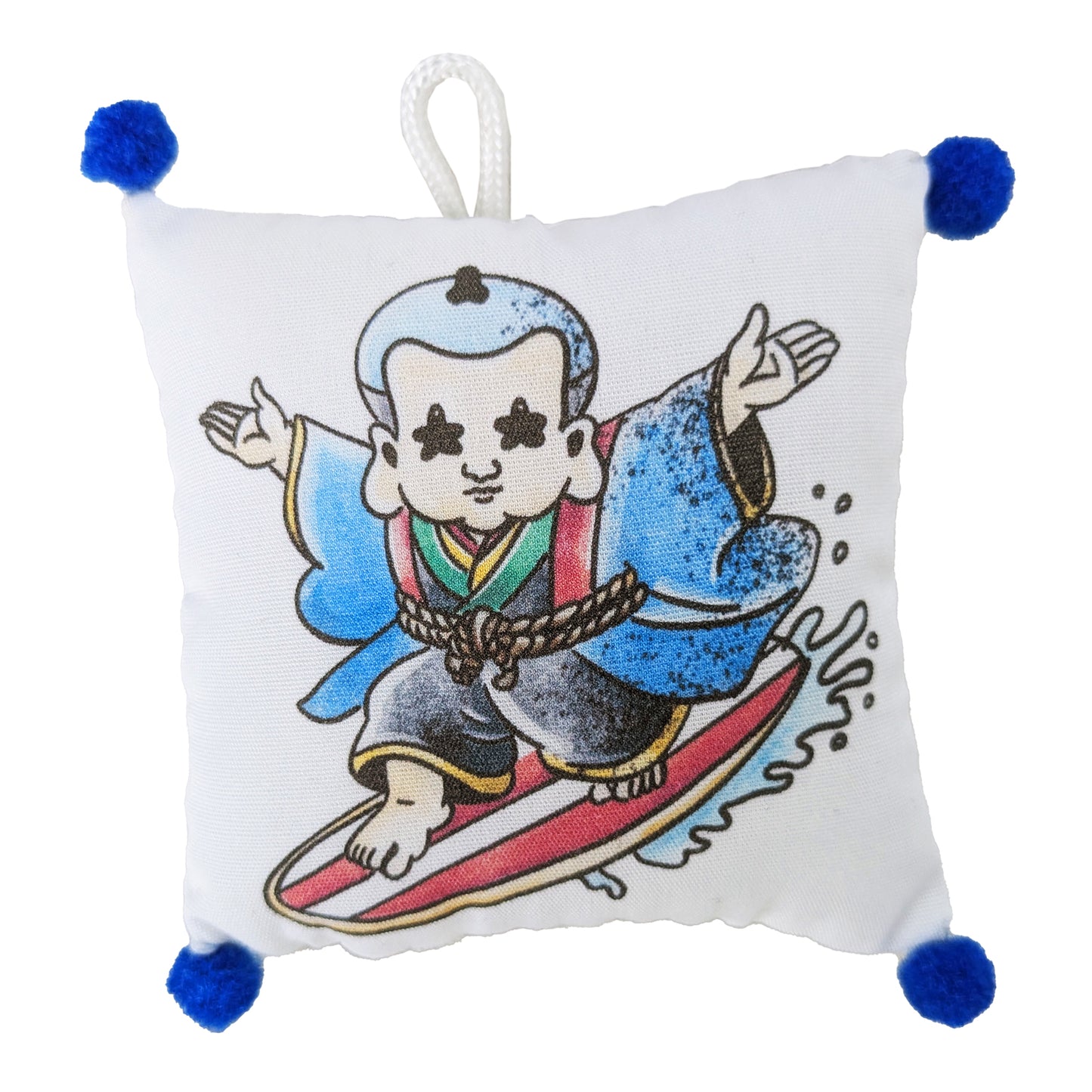 Fukusuke Surfer | Zabuton Keychain