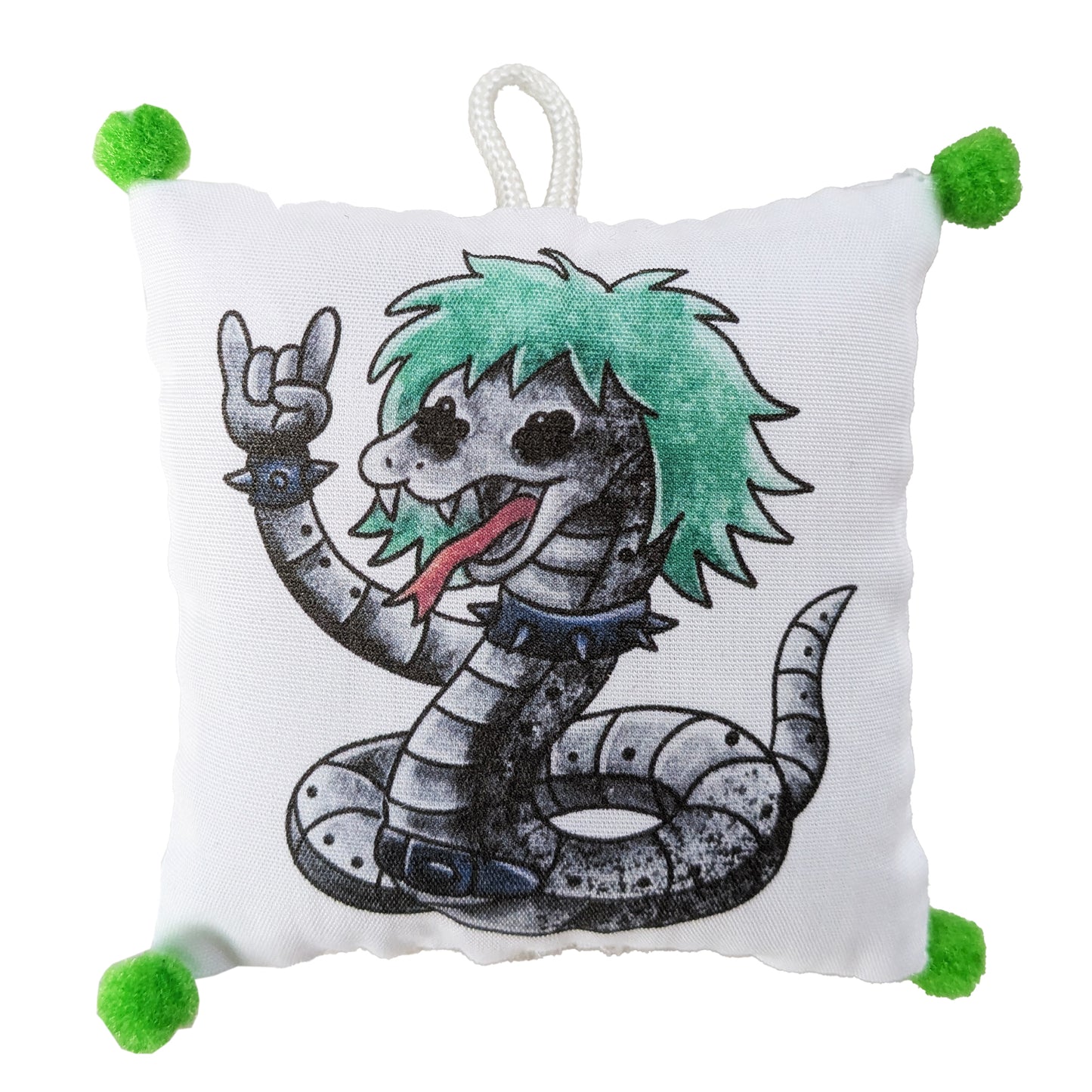 Snake Metal Zabuton Keychain