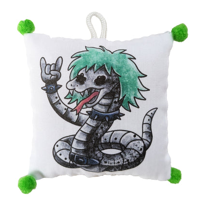 Snake Metal Zabuton Keychain